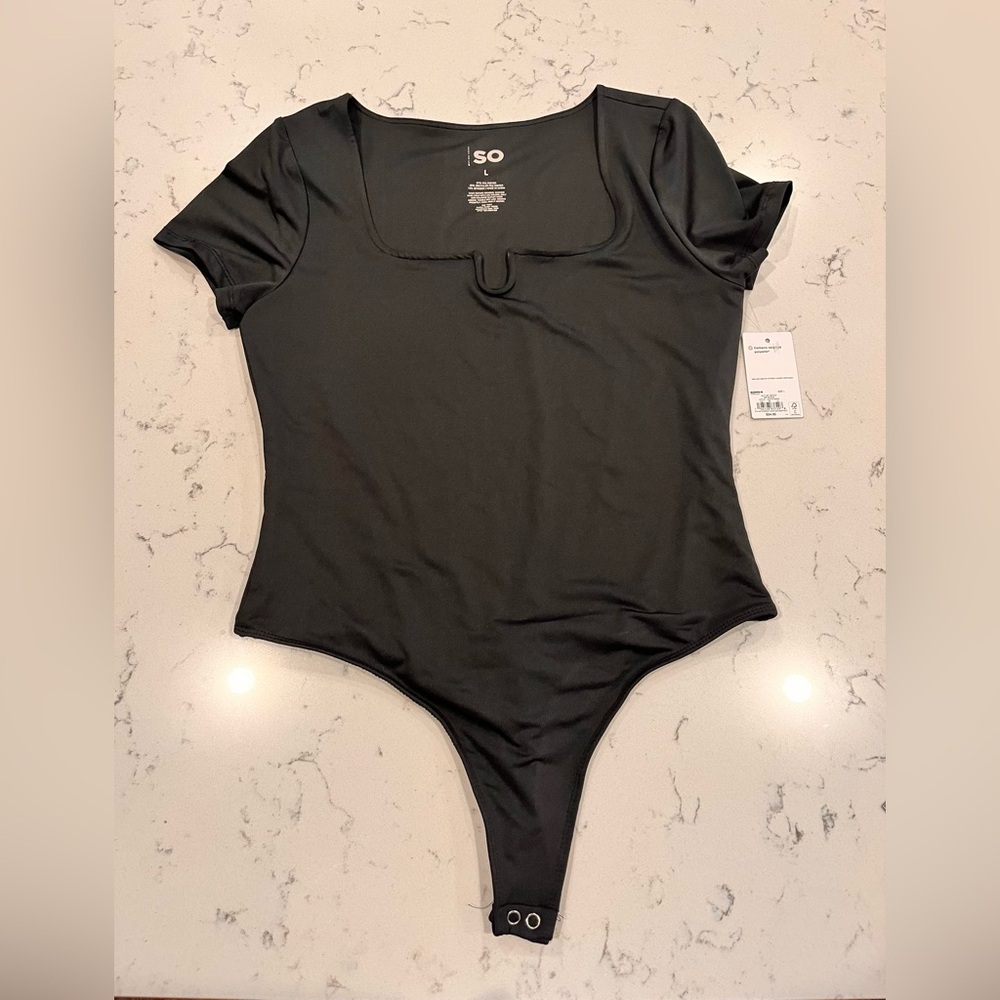 SO Women's Black Bodysuit